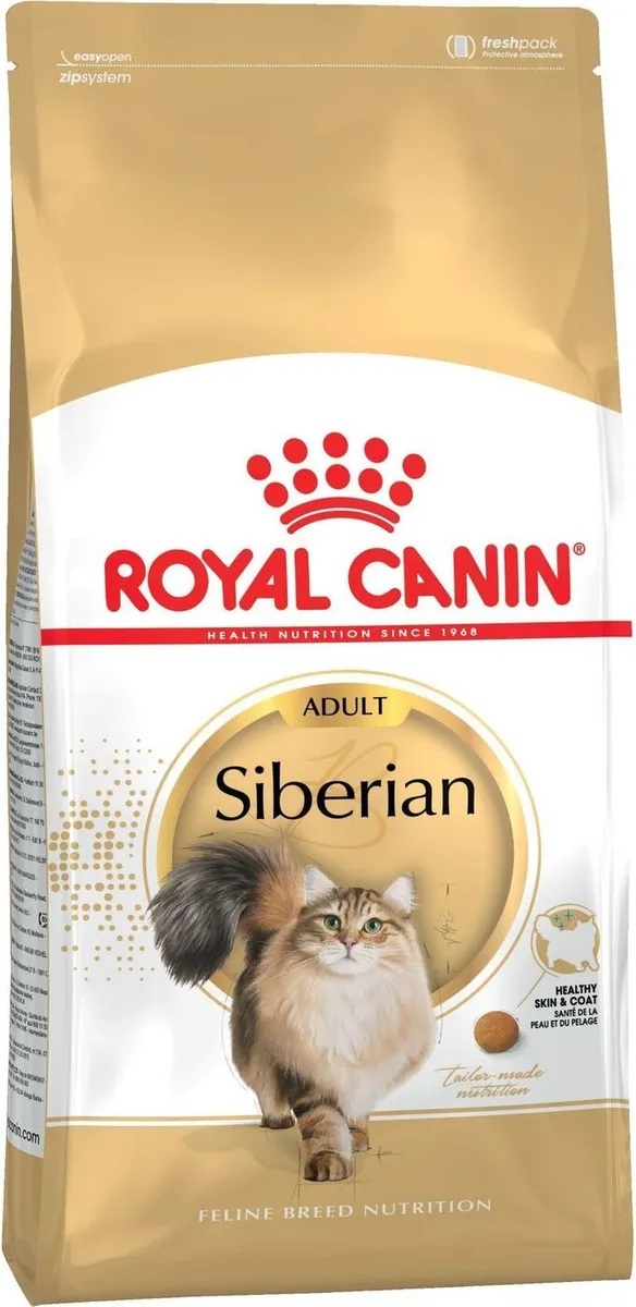 Корм для сибирских кошек Royal canin siberian adult 2 кг