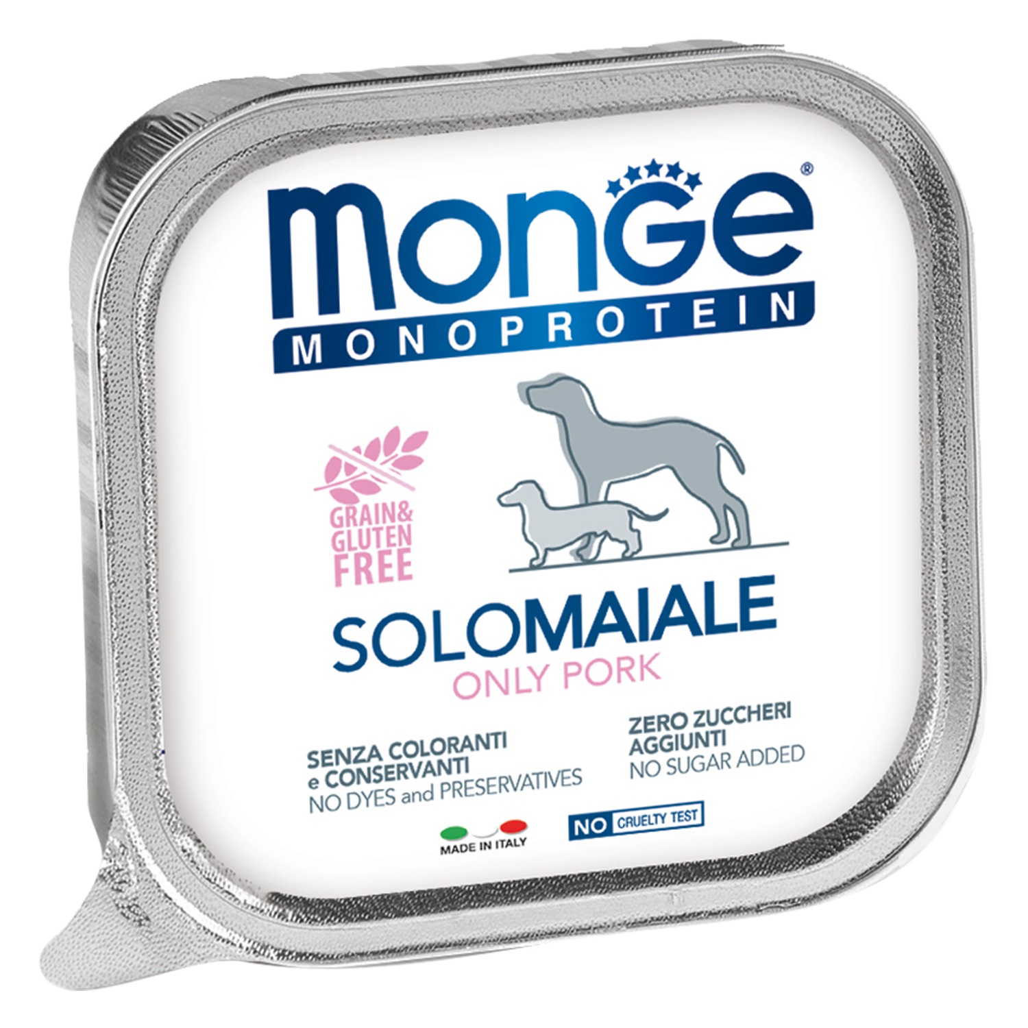 Корм для собак Monge dog monoprotein solo 150 г ламистер паштет из свинины