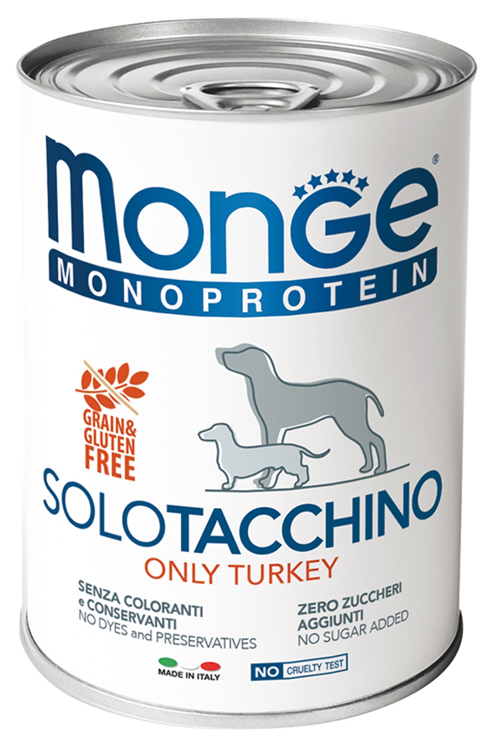 Корм для собак Monge dog monoprotein solo 400 г бан. паштет из индейки