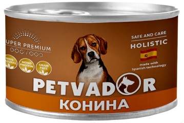 Корм для собак Petvador 100 г бан. конина с тыквой