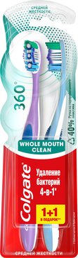 Colgate зубная щетка 360 суперчистота средней жесткости N 2