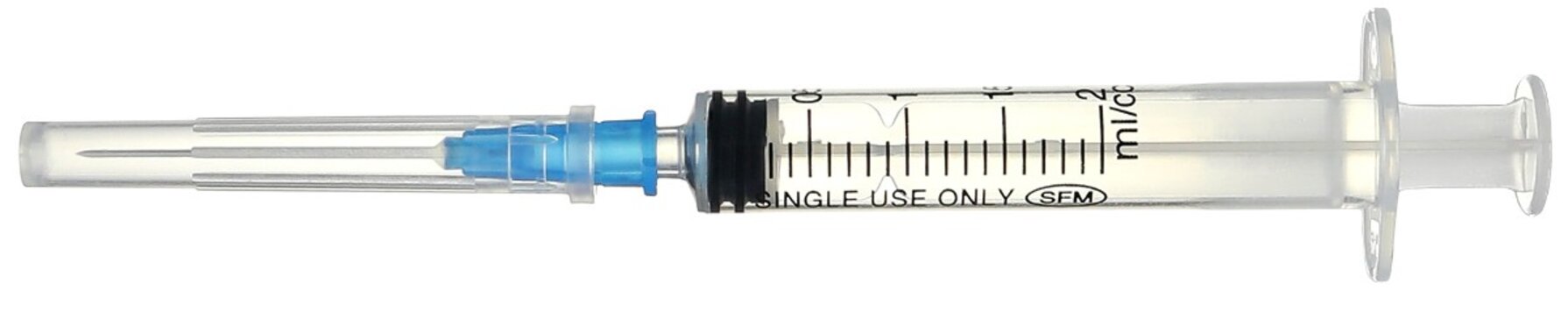 Шприц SFM 2-х компонентный с иглой 23G (0.6*30мм) 2мл
