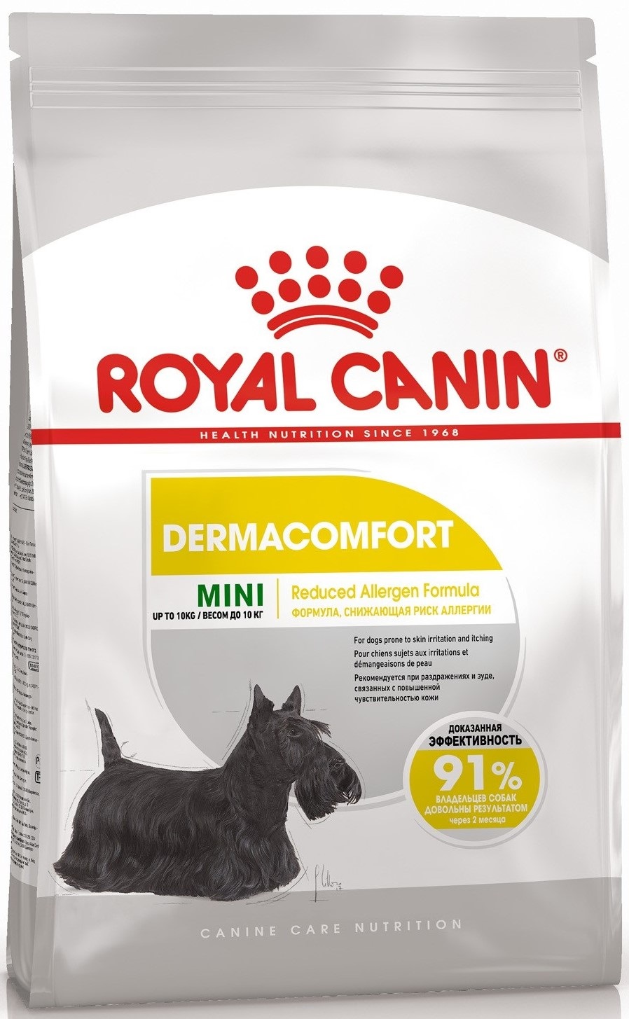 Корм для собак мелких пород Royal canin mini dermacomfort 3 кг