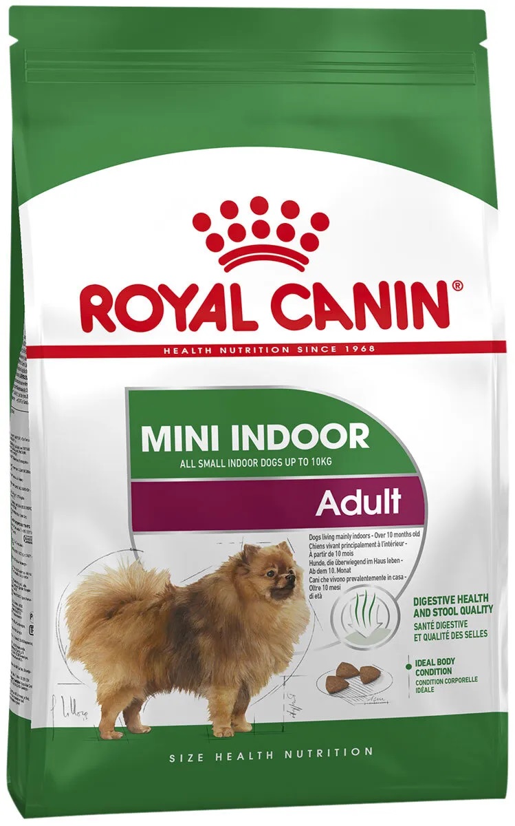 Корм для собак мелких пород, живущих в помещении Royal canin indor mini adult 3 кг