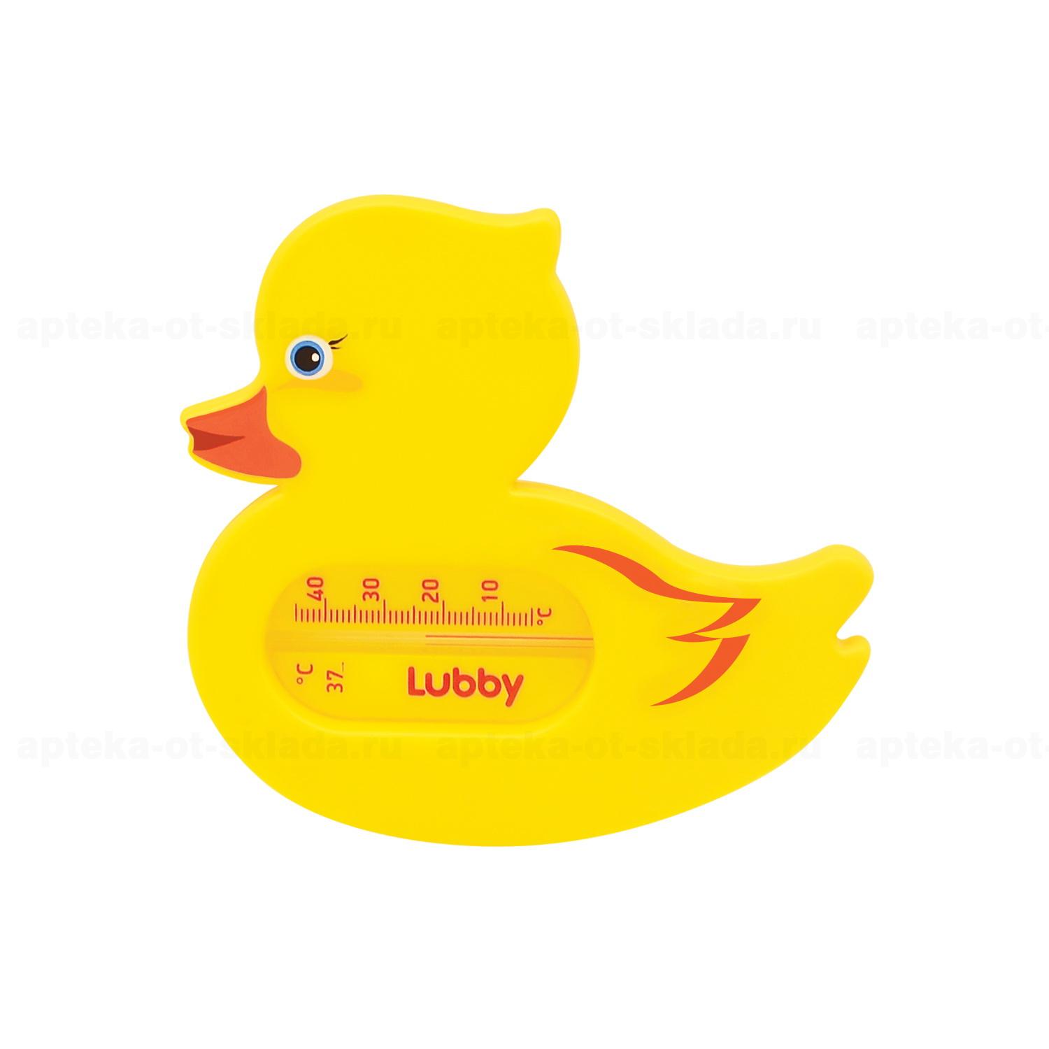 Lubby термометр для ванны уточка /15847/