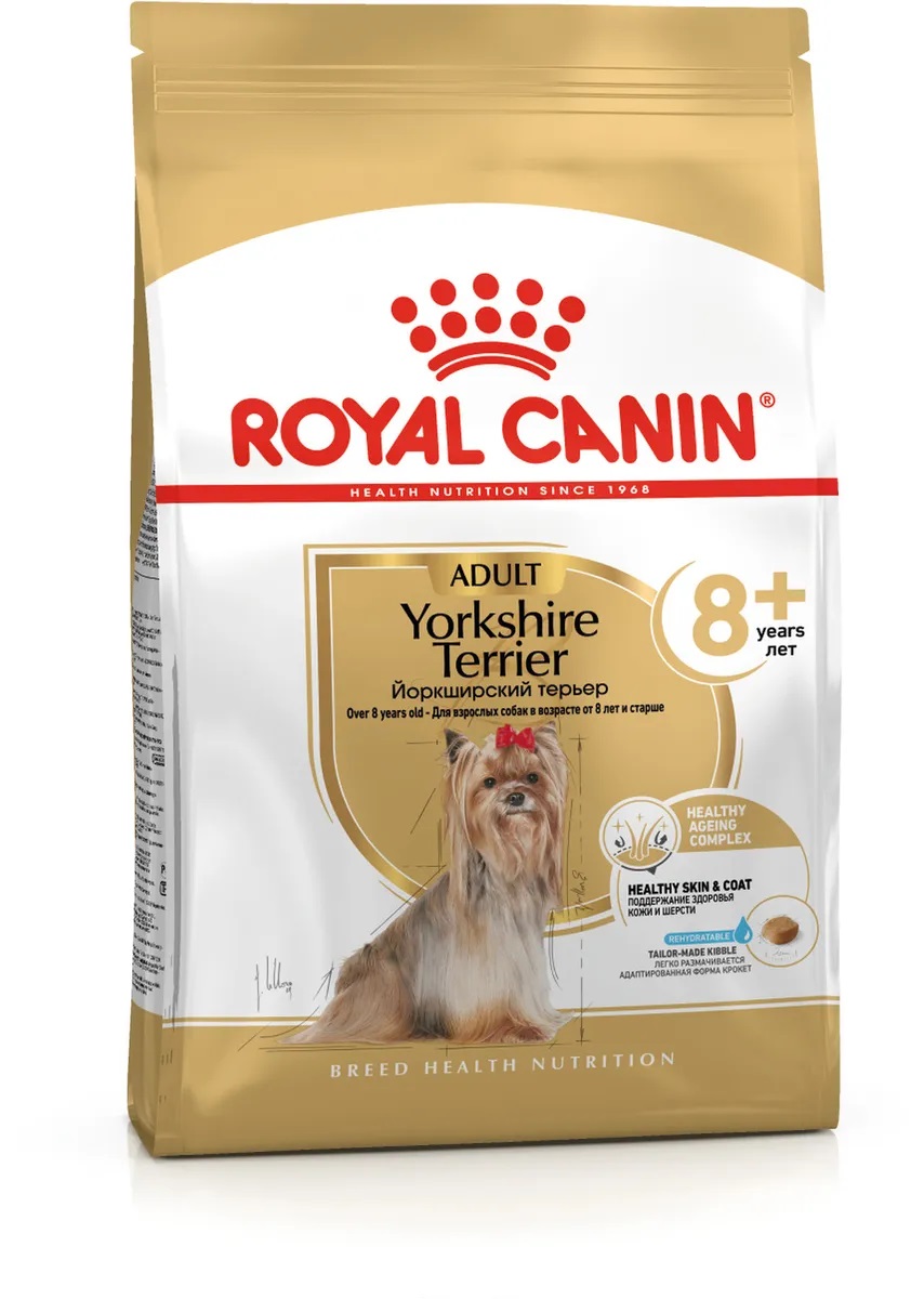 Корм для собак породы йоркширский терьер старше 8лет Royal canin yorkshire terrier 1.5 кг