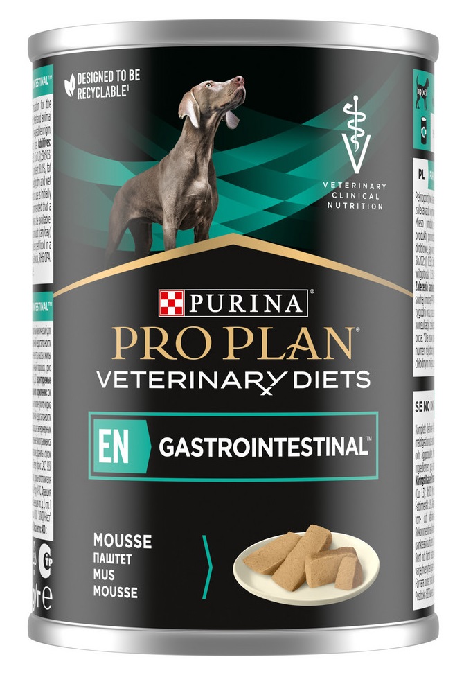 Корм для собак при патологии жкт Purina pro plan veterinary diets en gastrointestinal 400 г бан.