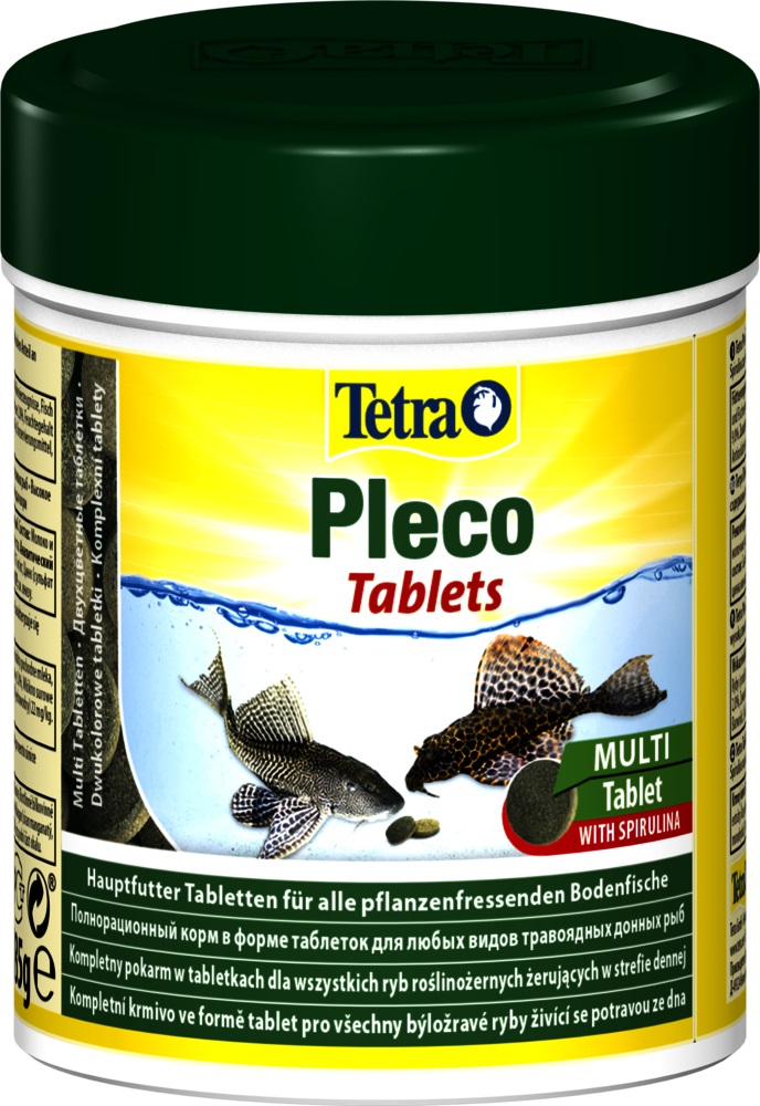 Корм для сомов и доных рыб Tetra pleco tablets n120 со спирулиной