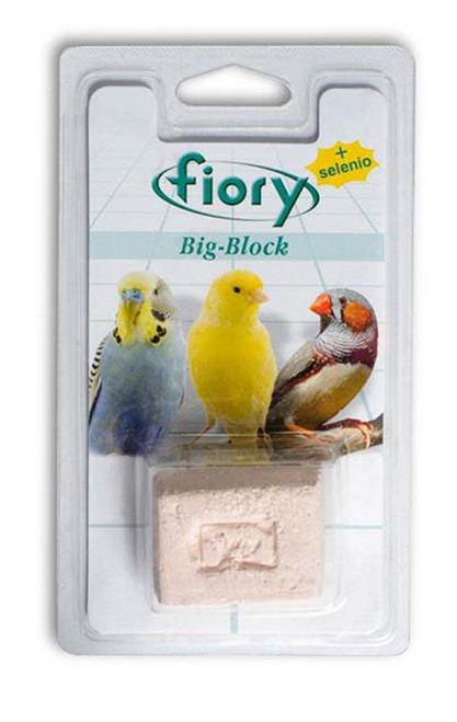 Био-камень для птиц Fiory 55 г big-block с селеном