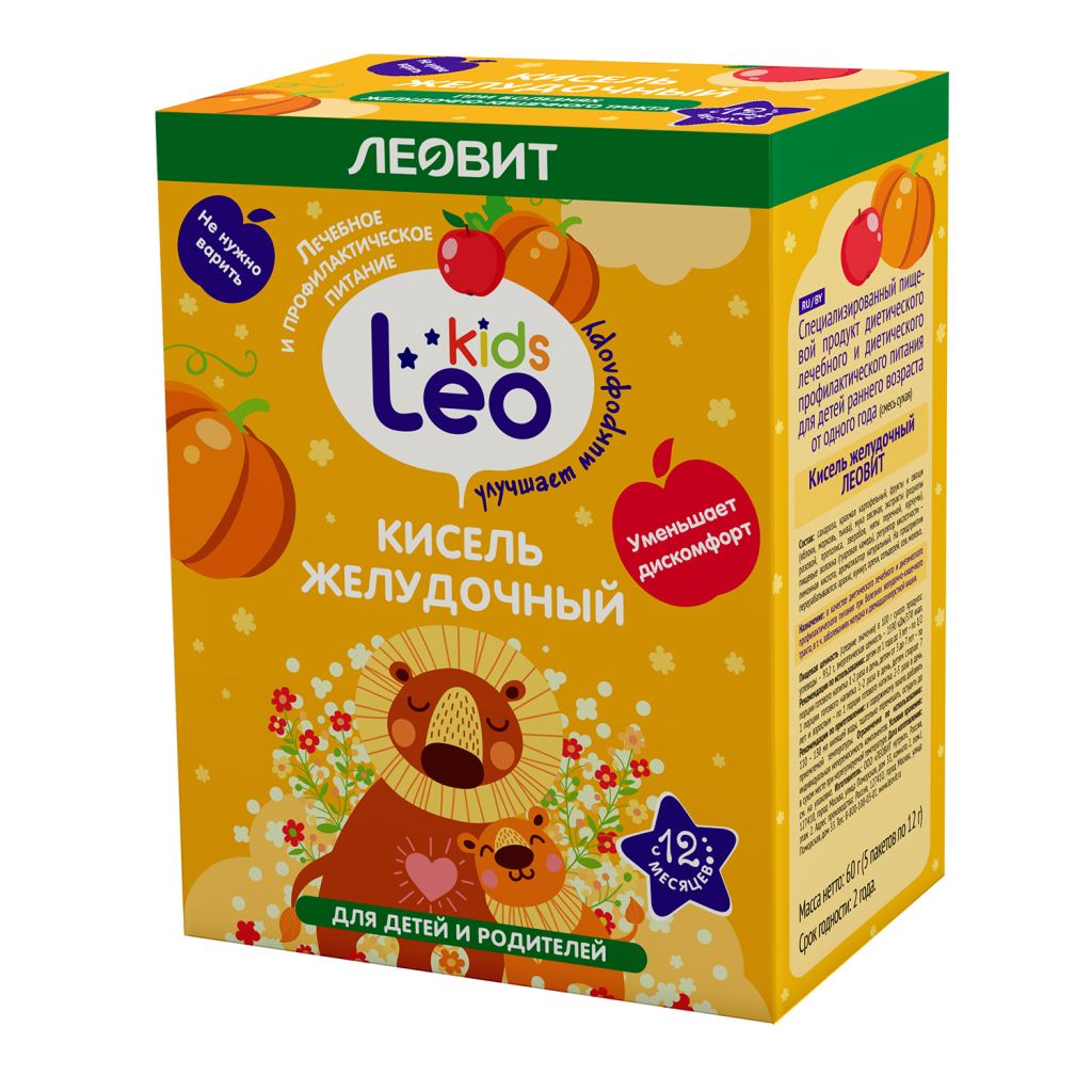 Leo Kids Кисель желудочный для детей пак 12г N 5