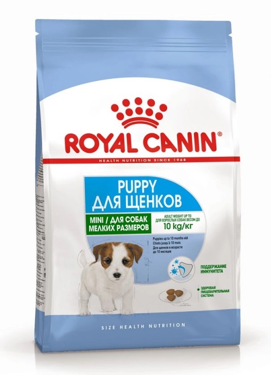 Корм для щенков мелких пород от 2 до 10 месяцев Royal canin mini puppy 2 кг