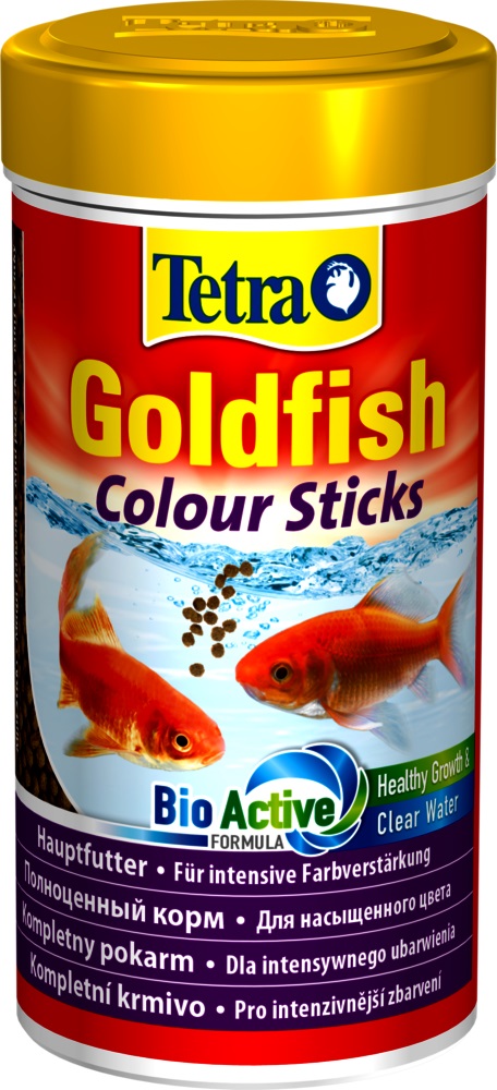 Корм палочки для окраса золотых рыб Tetra goldfish 100 мл colour sticks