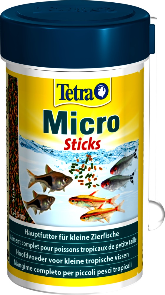 Корм палочки для рыб небольшого размера Tetra 100 мл d1.5-2.5мм micro sticks