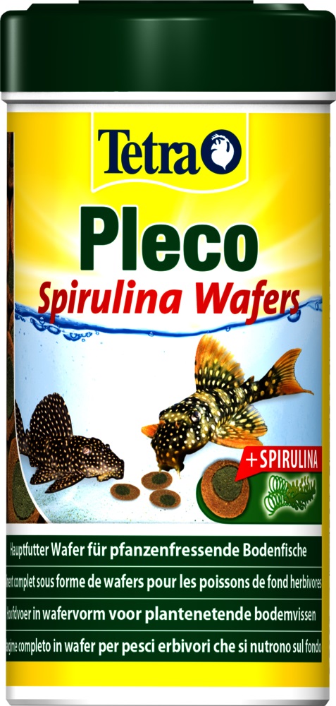 Корм растительный для донных рыб Tetra pleco spirulina wafers 250 мл 105 г