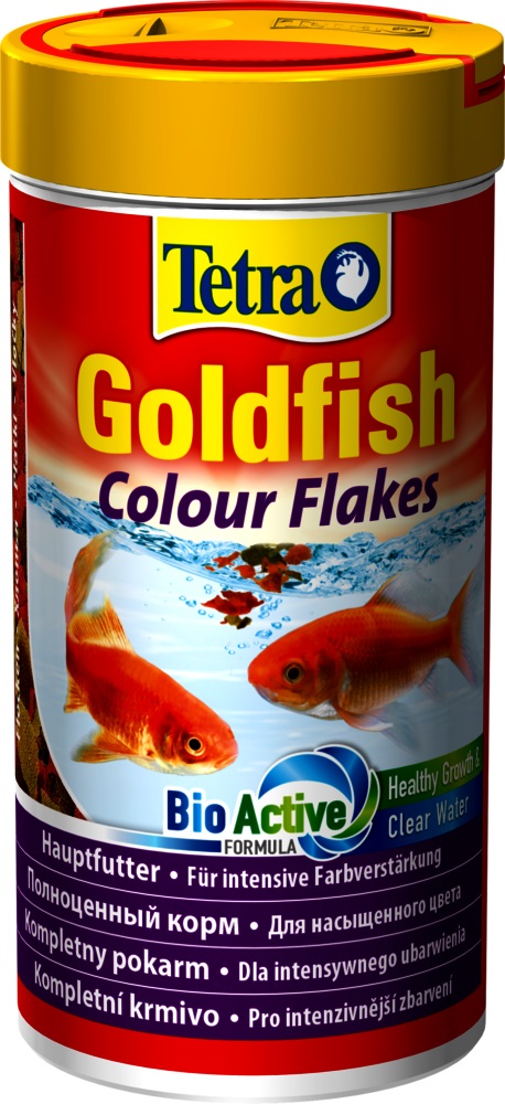 Корм хлопья для окраса золотых рыб Tetra goldfish colour 250 мл