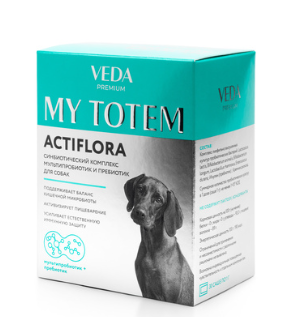 Веда my totem комплекс синбиотический для собак 1 г пак. n30 actiflora