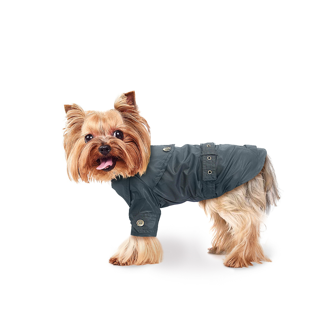 Куртка для собак серая камуфляж р.а3