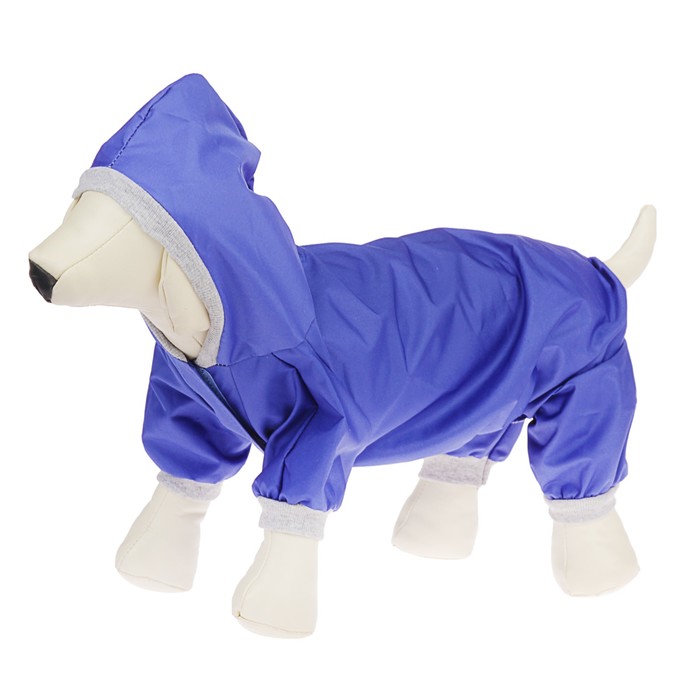 Куртка для собак синяя яблоко 20см