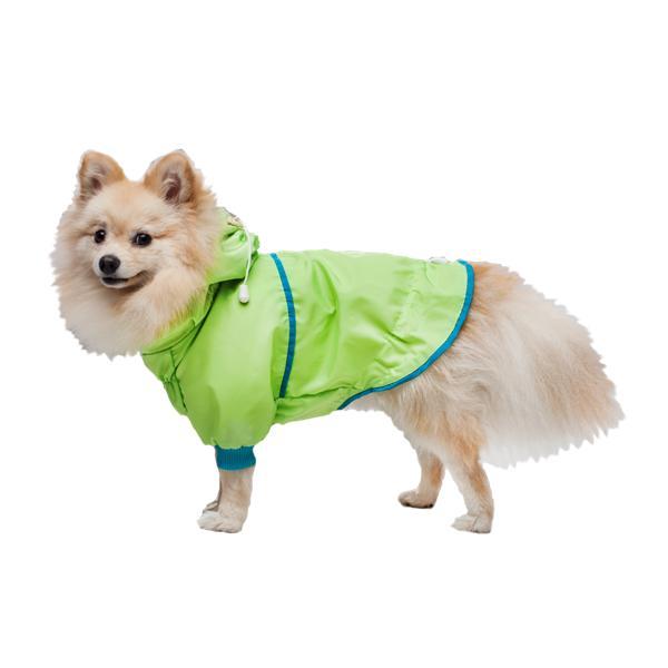 Куртка-дождевик для собак шпиц померанский Dogville на кнопках 25см