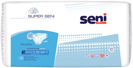 Подгузники Super Seni extra large более 75кг N 30