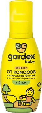 Gardex Baby спрей от комаров для детей с 2х лет 100мл ромашка/календула