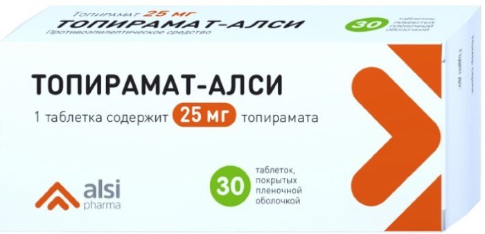 Топирамат Алси тб п/о плен 50мг N 30