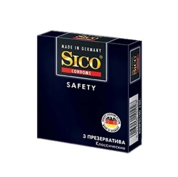 Презерватив Sico Safety классические N 3
