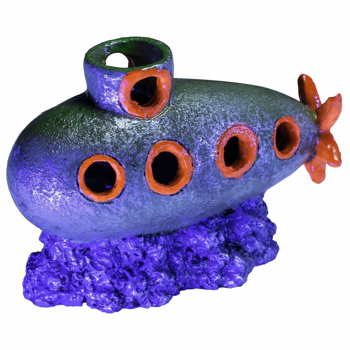 Декорация для аквариума Tetra glofish подводная лодка с glo-эффектом