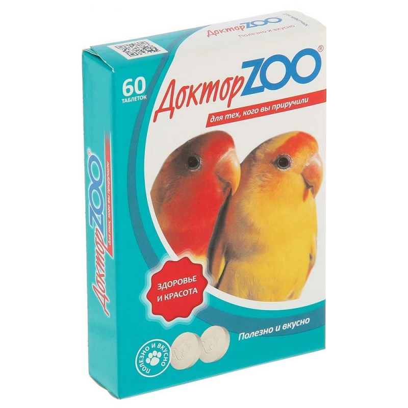 Лакомство витаминное для птиц Доктор зоо n60