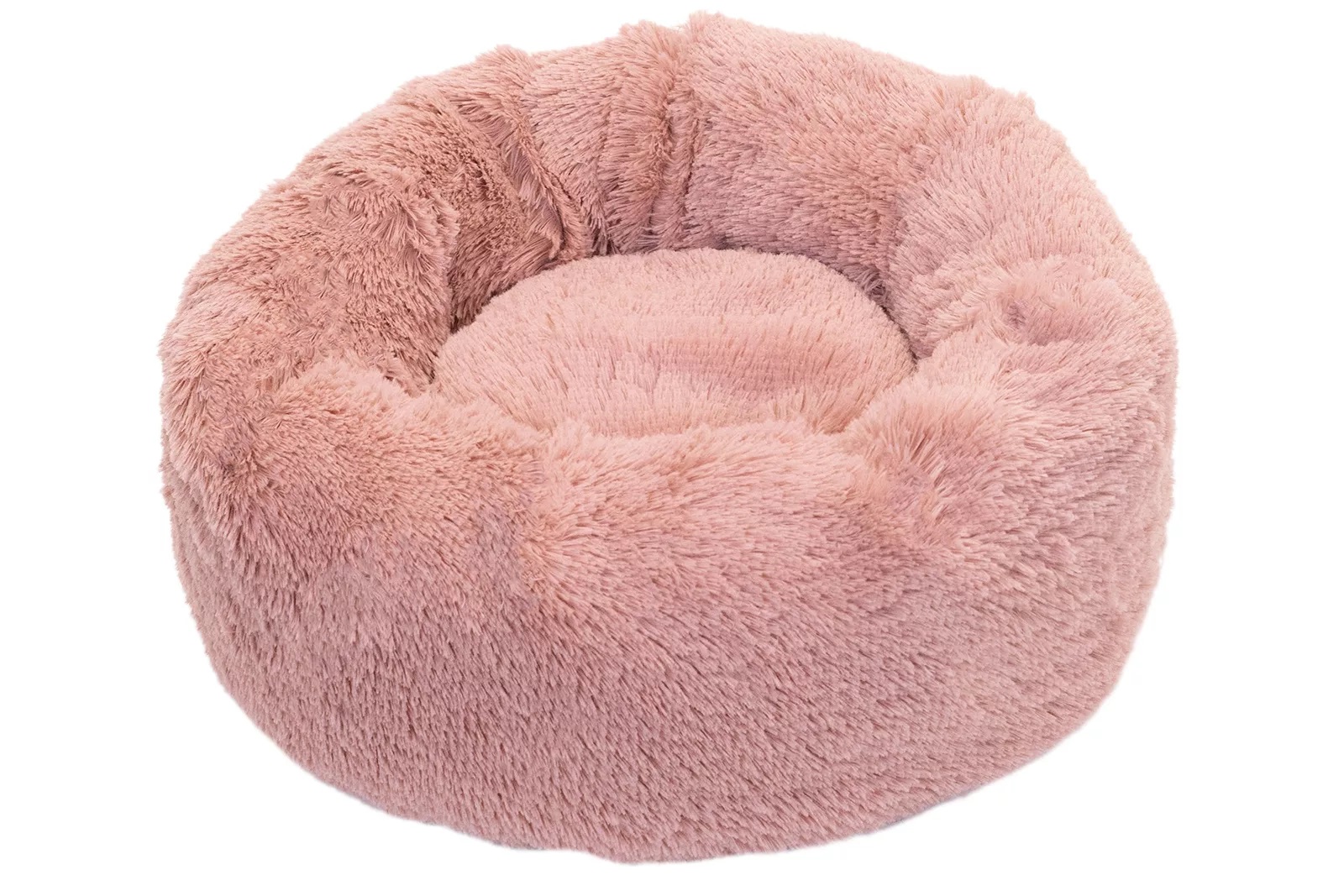 Лежак розовый Zoo-m cloud искусственный мех 45х45х18см №1