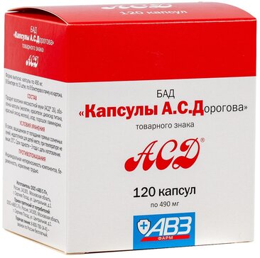 АСД капсулы А.С.Дорогова капс N120