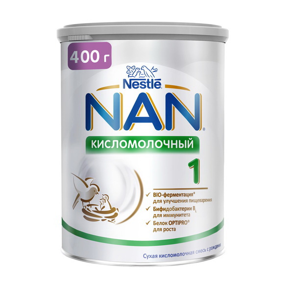 NAN-1 кисломолочная смесь сухая 400г