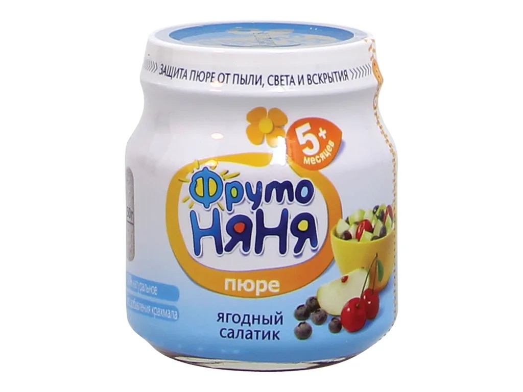 Фрутоняня Пюре ягодный салатик 100 г