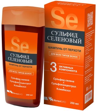 Сульфидселеновый шампунь против перхоти фл 250мл N 1