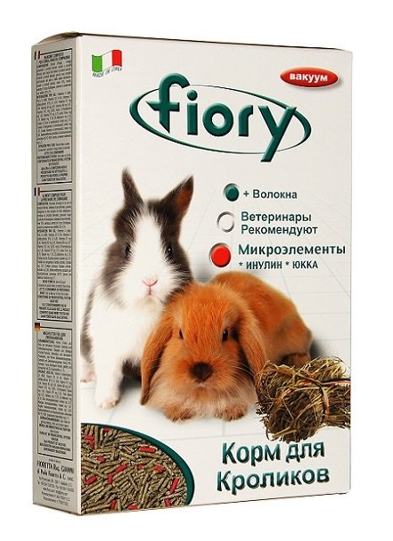 Корм в гранулах для кроликов Fiory karaote 850 г