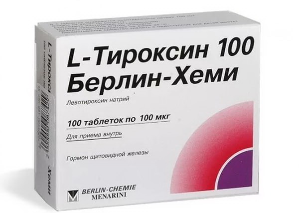 Л-тироксин 100 Берлин-Хеми тб 100мкг N 100