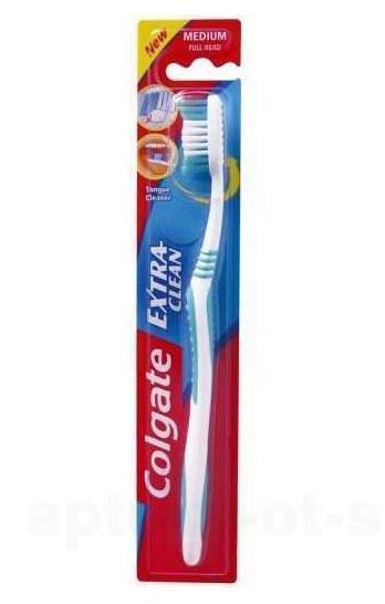 Зубная щетка Колгейт extra clean средняя