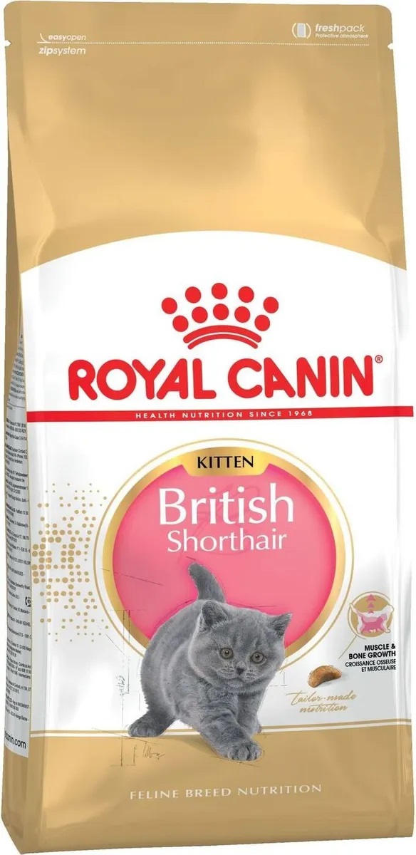 Корм для британских короткошерстных котят Royal canin british shorthair kitten 2 кг