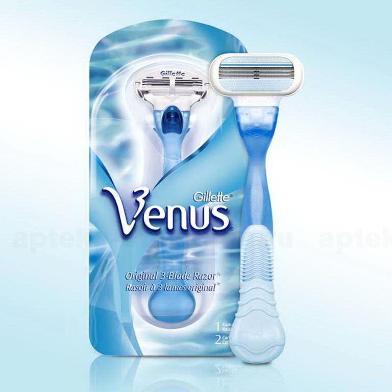Gillette Venus станок+кассета 3 лезвия