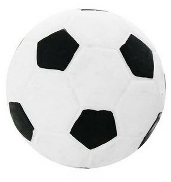 Мяч футбольный для собак Бадди винил 9см