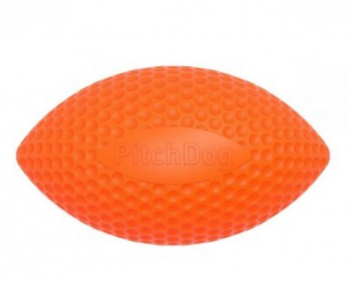 Мяч-регби для апортировки оранжевый Pitchdog sportball 9см