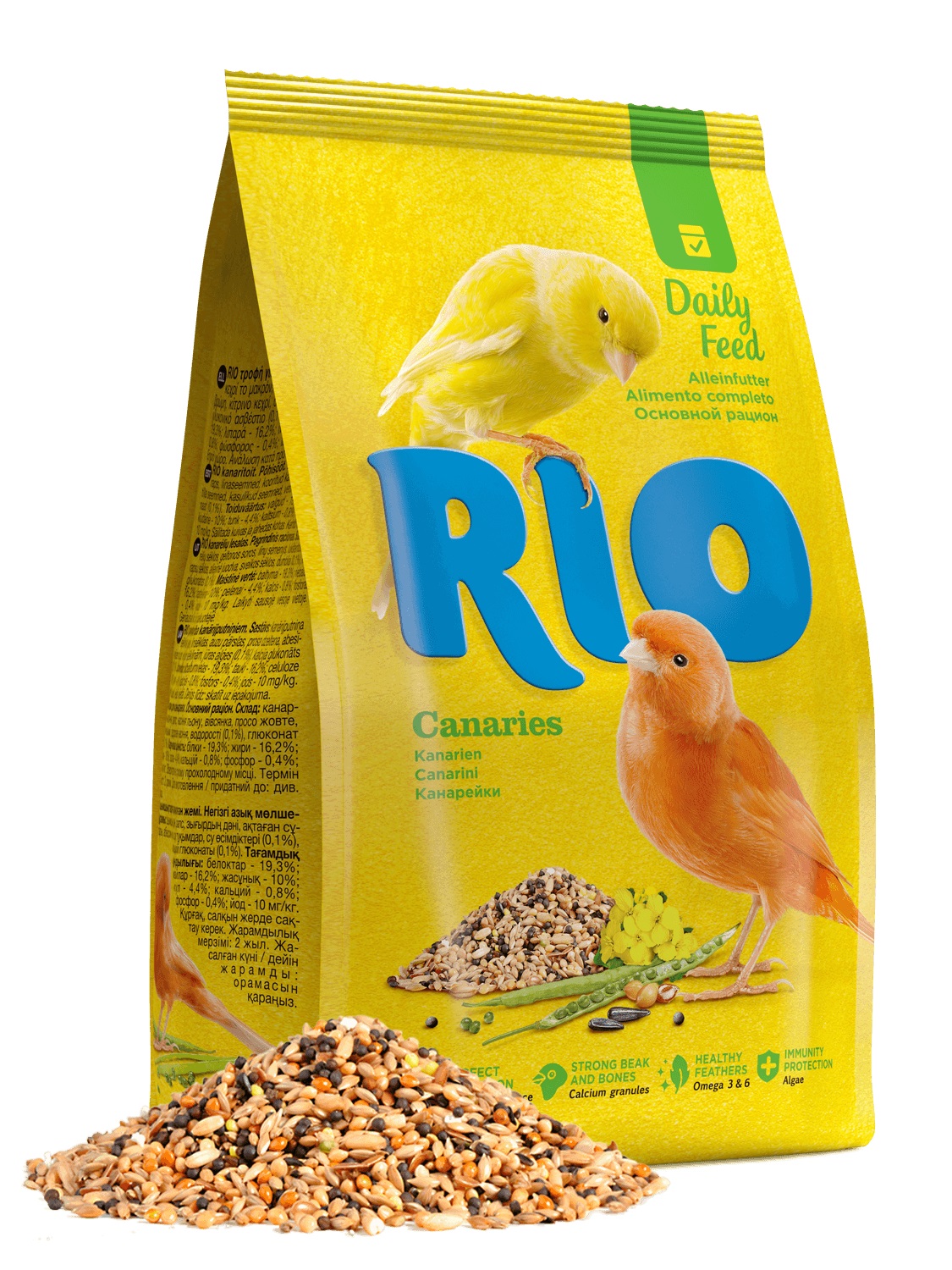 Корм для канареек Rio основной рацион 1 кг