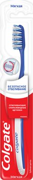 Colgate зубная щетка мягкая безопасное отбеливание