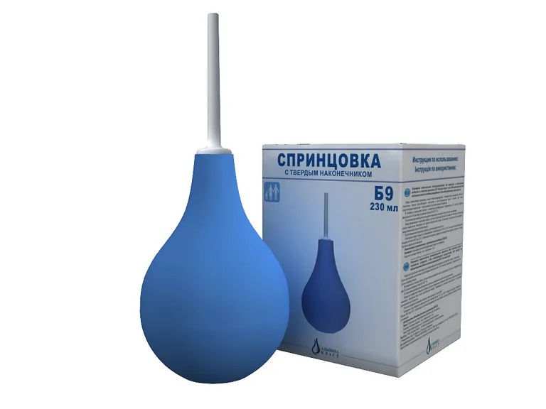 Спринцовка Альпина Пласт пвх с твердым наконечником Б-9 230мл