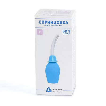 Спринцовка гинекологическая Альпина Пласт БИ 9 320мл