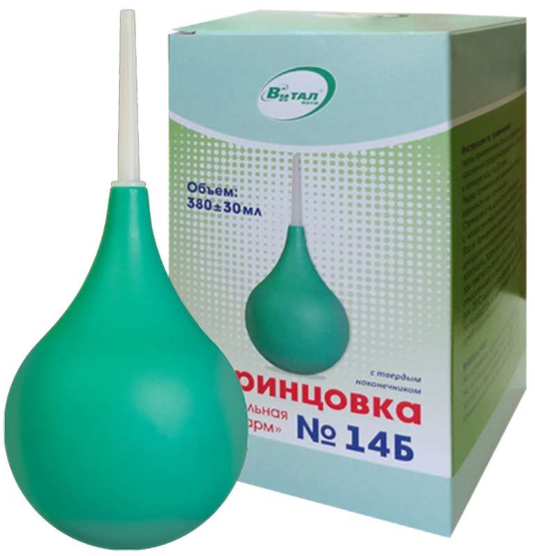 Спринцовка с твердым наконечником Б-14 380 мл