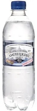 Вода минеральная Липецкий Бювет газированная 0.5л п/э
