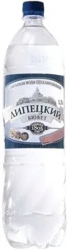 Вода минеральная Липецкий Бювет газированная 1.5л п/э