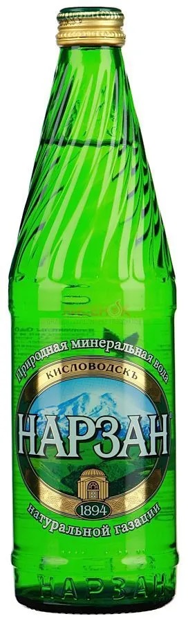 Вода минеральная Нарзан п/э 0,5л газированная