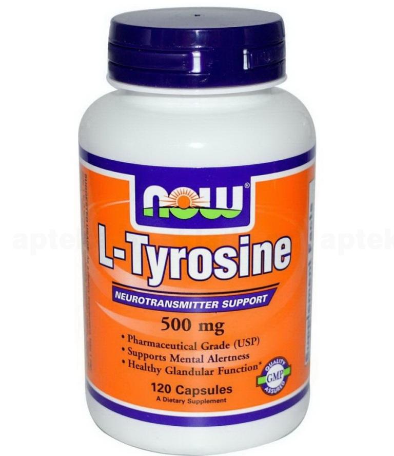 NOW L-Tirosine L-Тирозин капсулы 500мг N 120